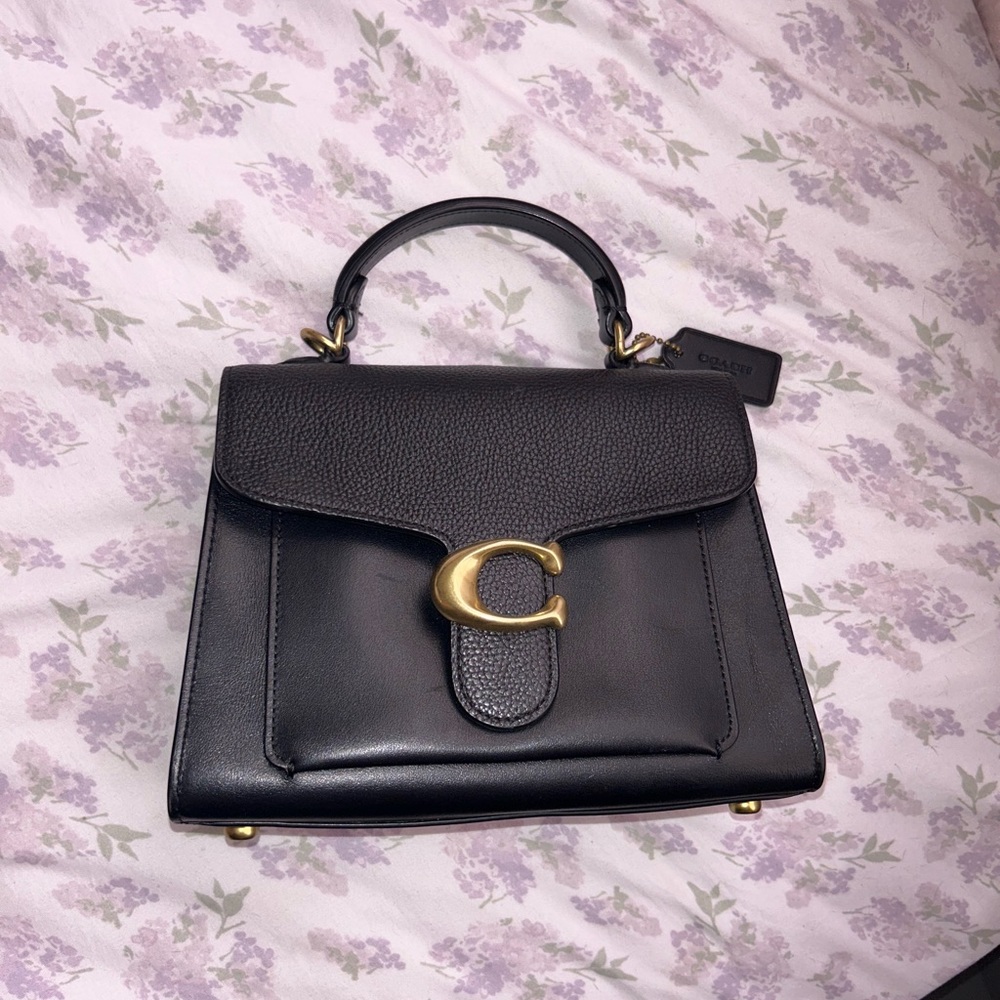 Coach Tabby Top Handle Black